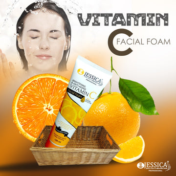 Jessica Anti Aging Vitamin C Facial Foam Face Wash