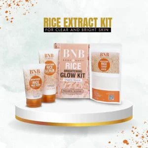 High Quality - BNB Whitening Rice Extract Bright &amp; Glow Kit