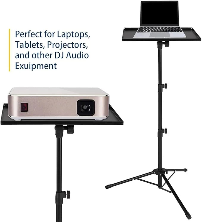 Portable Projector And Laptop Stand Table Tripod (Height Adjustable 45-120cm)