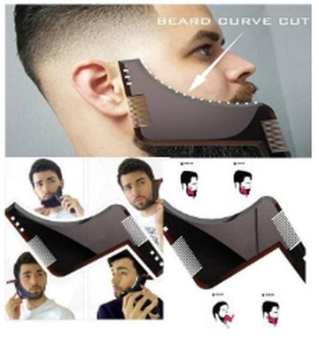 Beard Shaping Tool Template. Beard Shaper Tool Plus Comb