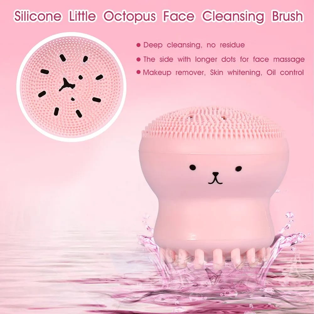 Facial Cleansing Octopus Massager. Face Scrubber for Women(random color)