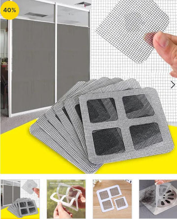 Multifunctional Sticker Drainer Netfor bathroom, kitchen etc | Window Screen Repair Patches for Door Window Screen Covering up Holes DIY Repairment