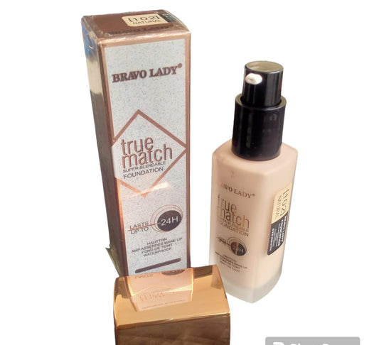 Bravo Lady Foundation true match Long Lasting &amp; Waterproof