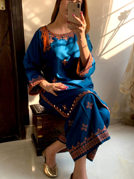 Balochi Embroidery  2pc Dress