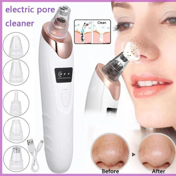 Face Vacuum Blackhead Remover Pore Cleaner | Electric Deep Cleansing Tool for Nose &amp; Face