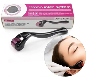 DSR 540 Micro Needles Derma Roller 0.2/0.25/0.3/0.5 mm Titanium Mezoroller Microneedle for Facial Skin Care Hair-loss Treatment Tool