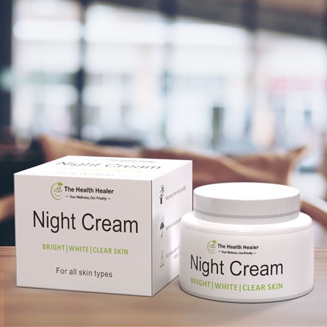 Night Cream for Bright, White and Clear Skin